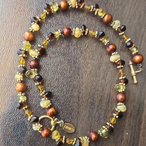 Express Beaded Stone Necklace